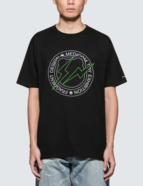 Medicom x Fragment Design Men Circle Logo Be@rtee Tee (black)