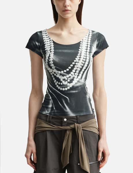 Pearl Necklace Printed T-Shirt view 10