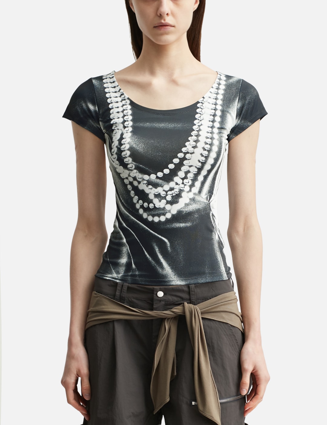 Pearl Necklace Printed T-Shirt view 18