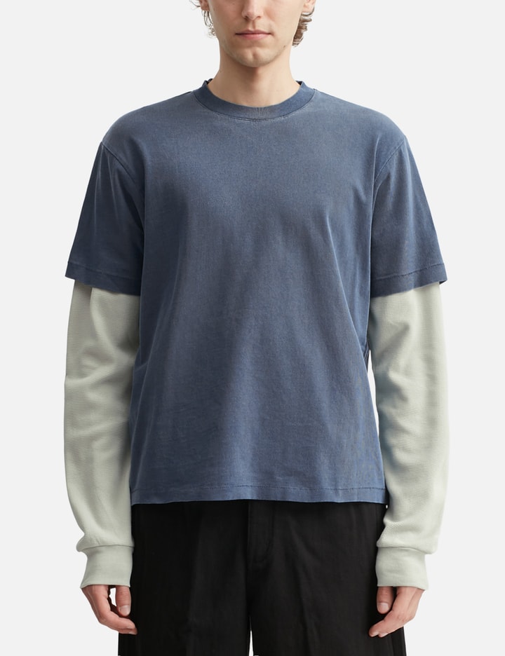 Beach Brains Tide Double Tee In Multi