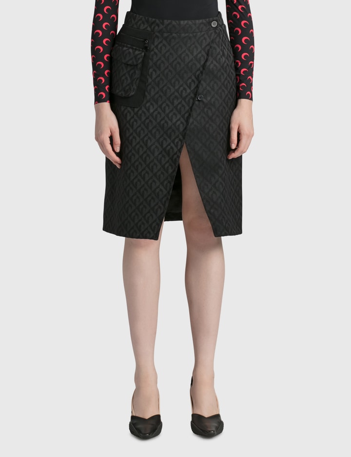 Moon Lozenge Tailored Wrap Skirt Placeholder Image