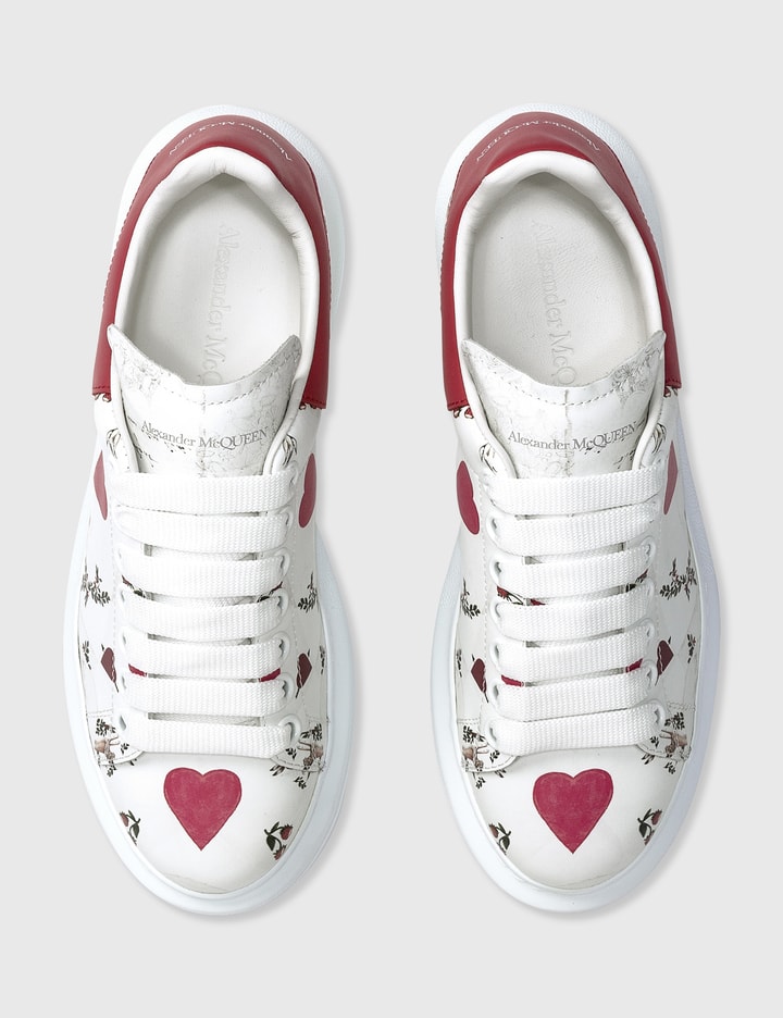 Oversized Sneakers With Heart Print Placeholder Image