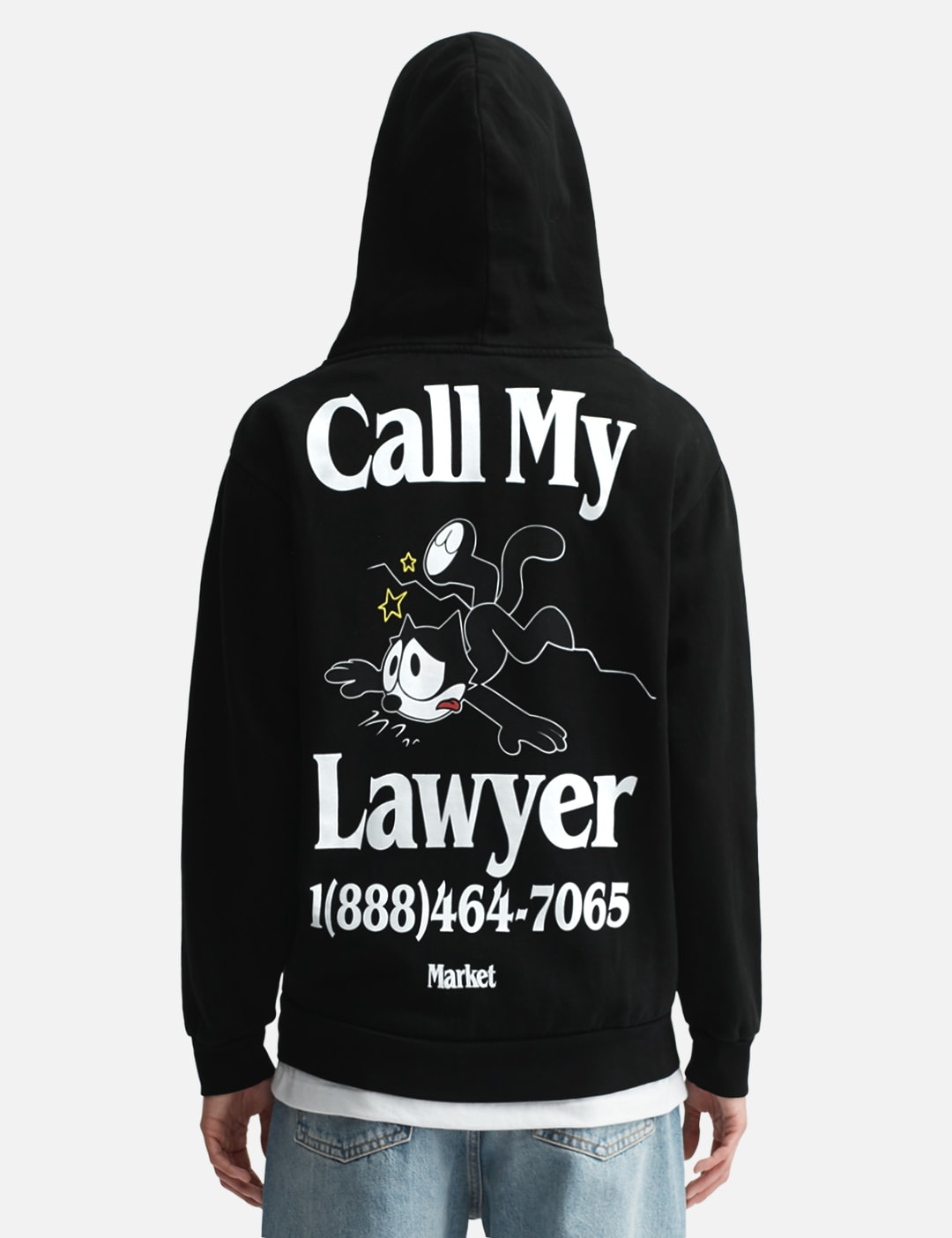 X Felix The Cat Call My Lawyer Hoodie view 13