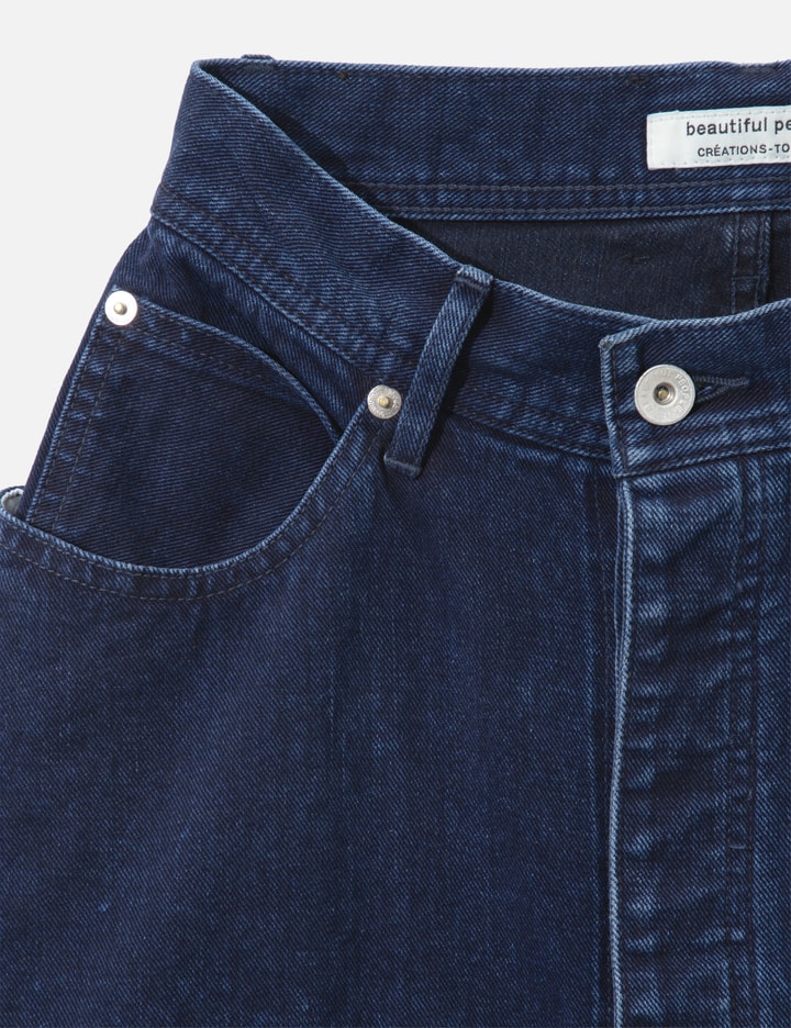 Beautiful People Double-End Left Hand Twill Denim Skirt