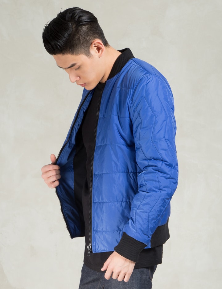 Blue Quilted Bomber Placeholder Image