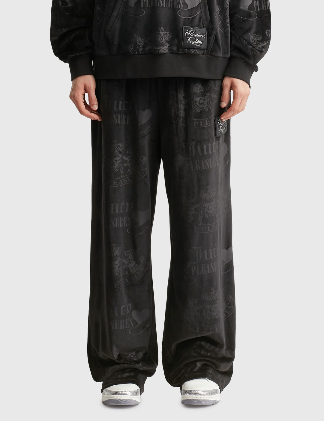 X Juicy Couture Crest Velour Track Pants view 12