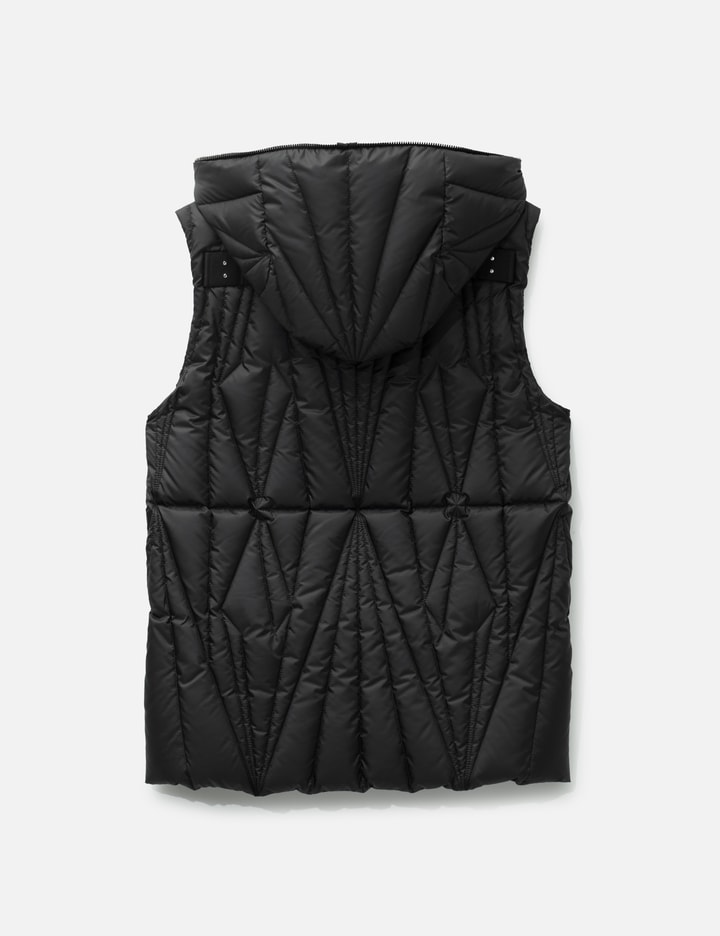 Moncler + Rick Owens Geocamo Ziplock Hooded Down Gilet Placeholder Image