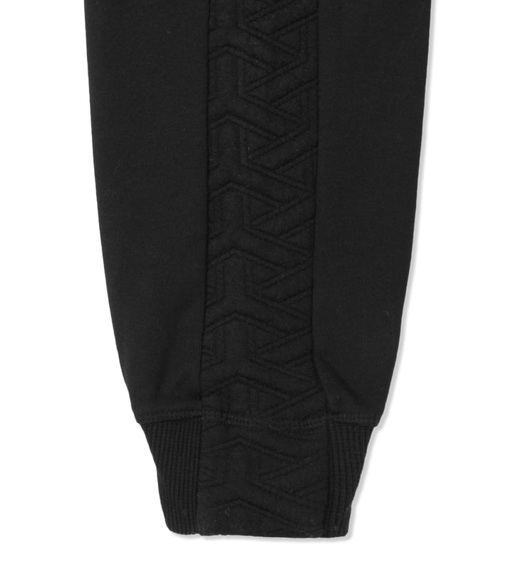 Black Quilted Side Panel Lounge Pants Placeholder Image