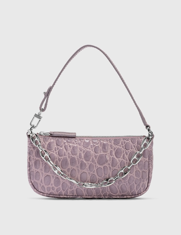 Mini Rachel Lilac Croco Embossed Leather Bag Placeholder Image