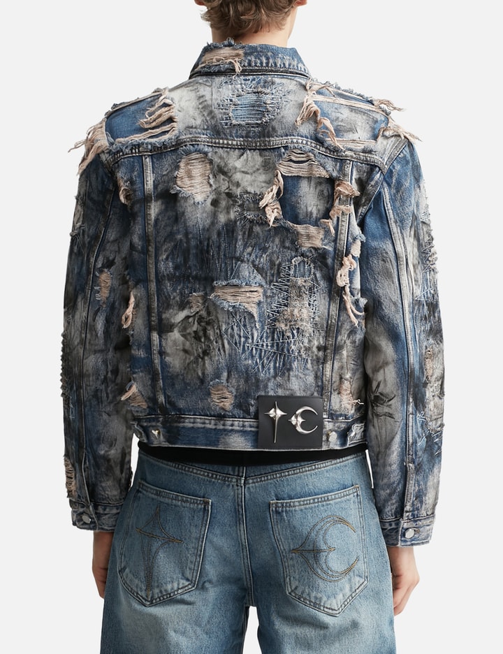 Hard-washed Damaged Denim Jacket Placeholder Image
