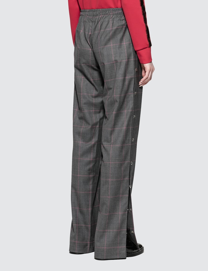 Plaid Wool Button Up Trousers Placeholder Image