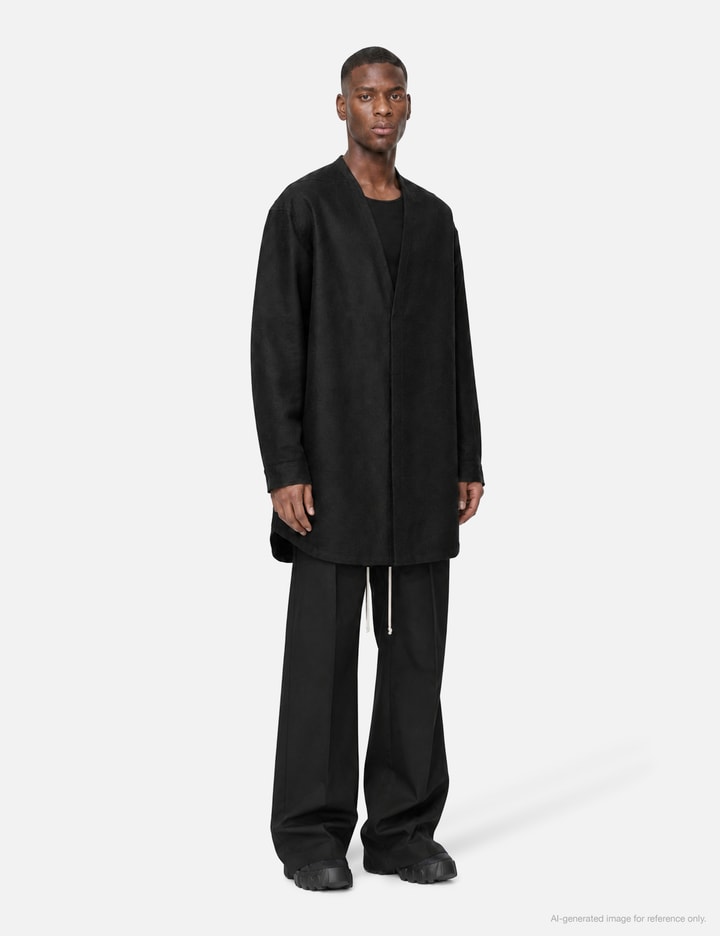 Rick Owens Concordian Shirt In Ramie Moleskin
