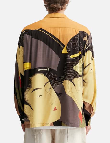 The Bijin At The Mirror Hawaiian Shirt view 12