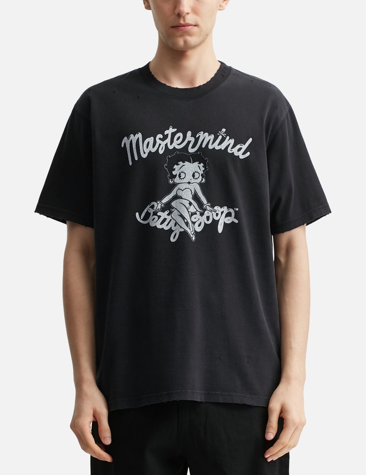 Mastermind World x X Betty Boop Damaged Short Sleeve T-shirt Placeholder Image