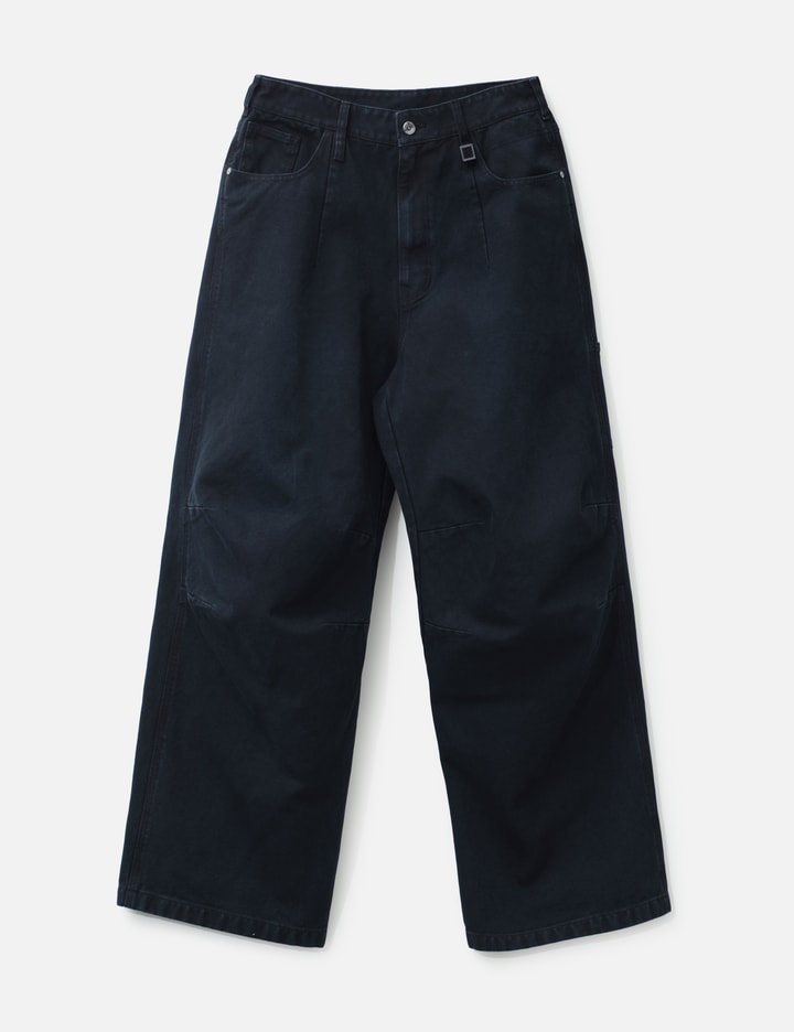 Wooyoungmi 3D Wide Dyed Denim Pants