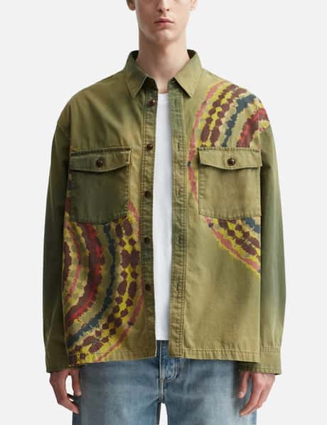 Tie-Dye Military Shirt view 10