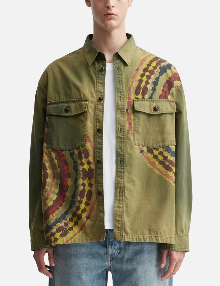 Tie-Dye Military Shirt Placeholder Image
