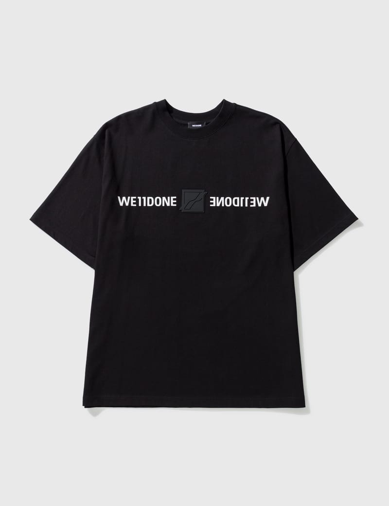 We11done - Patched Mirror Logo T-shirt 