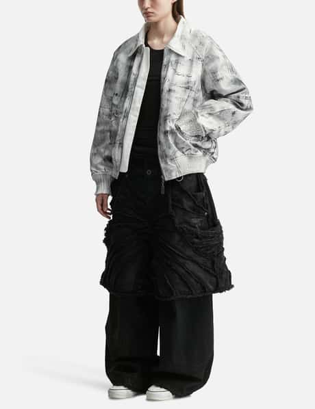 Bane Waxed Denim Varsity Jacket view 11
