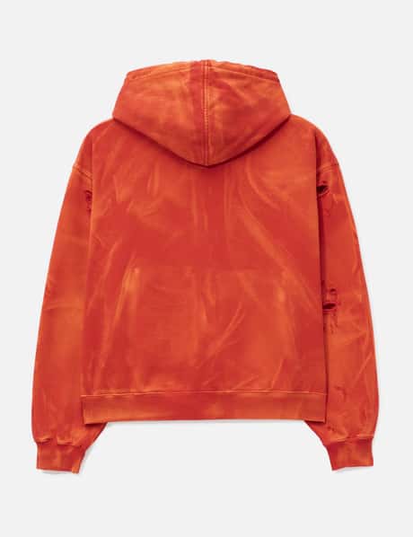 Two Tone Washed Zip-Up Hoodie view 8