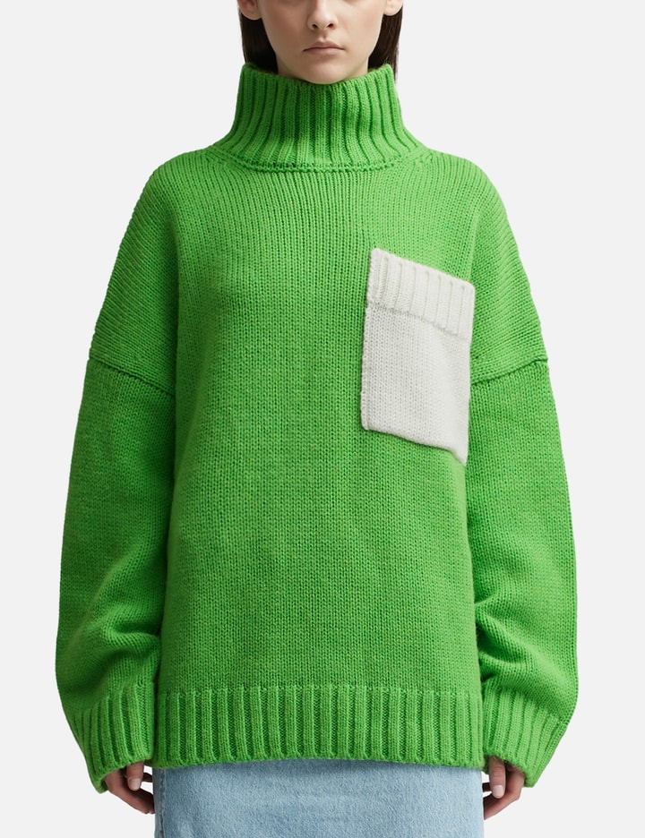 PATCH POCKET TURTLENECK JUMPER Placeholder Image