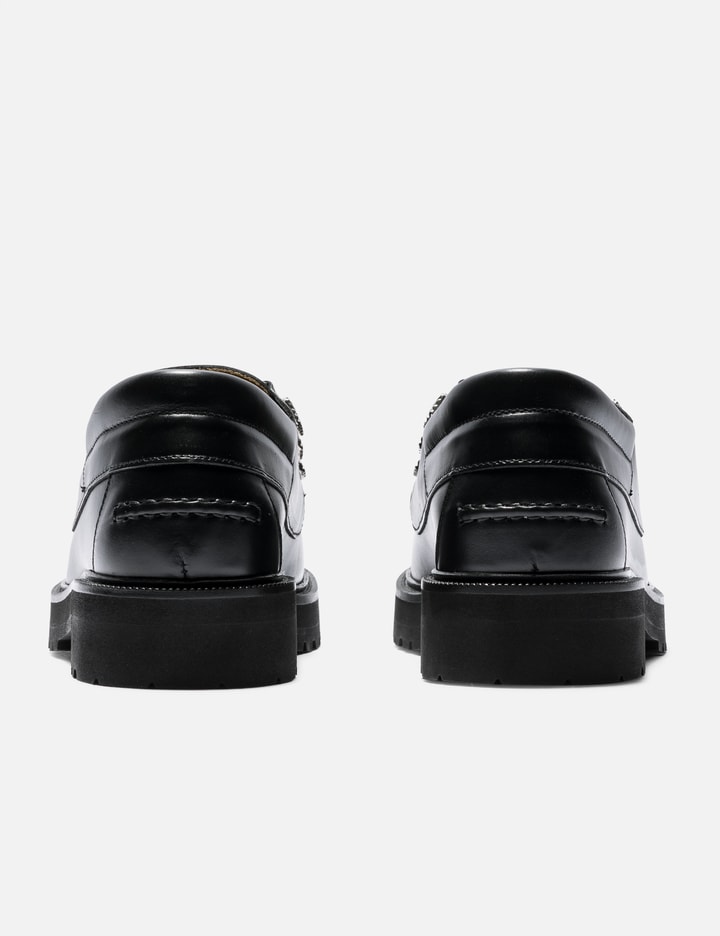 Black Leather Lace Up Shoes view 3