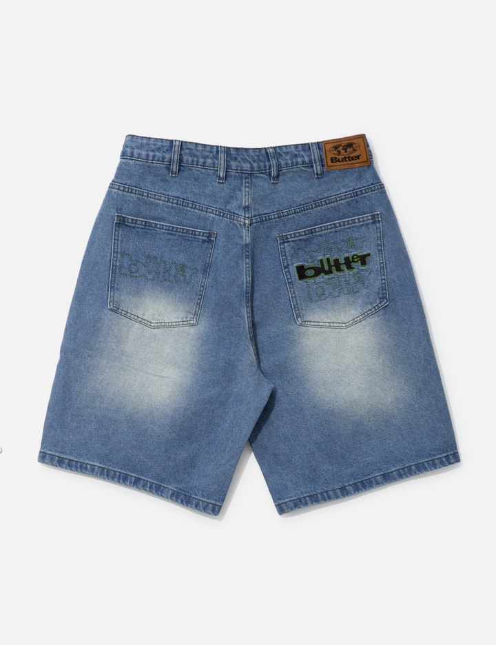 Warped Denim Shorts Placeholder Image