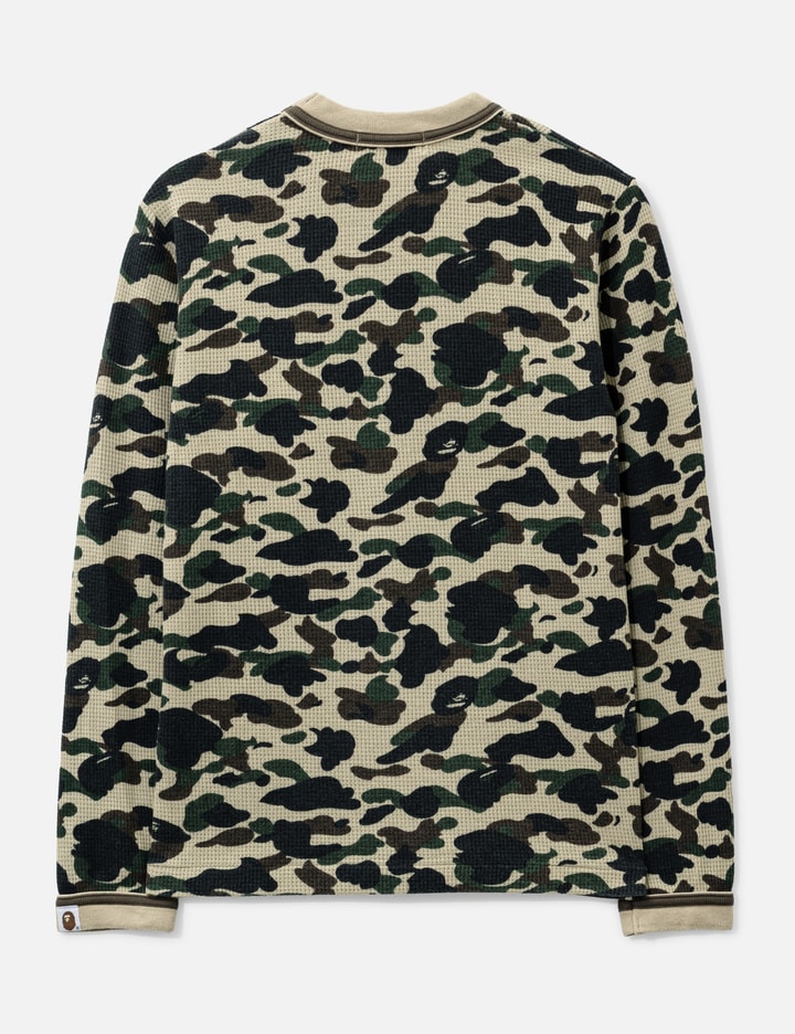 Camo Monogram Waffle Long Top