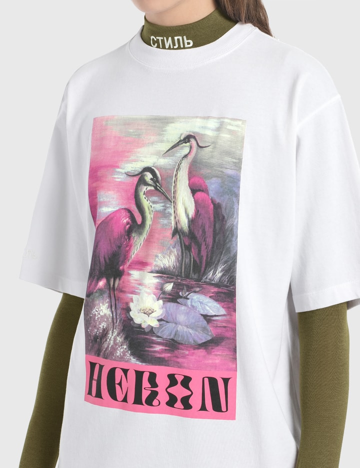 Heron Print T-Shirt Placeholder Image