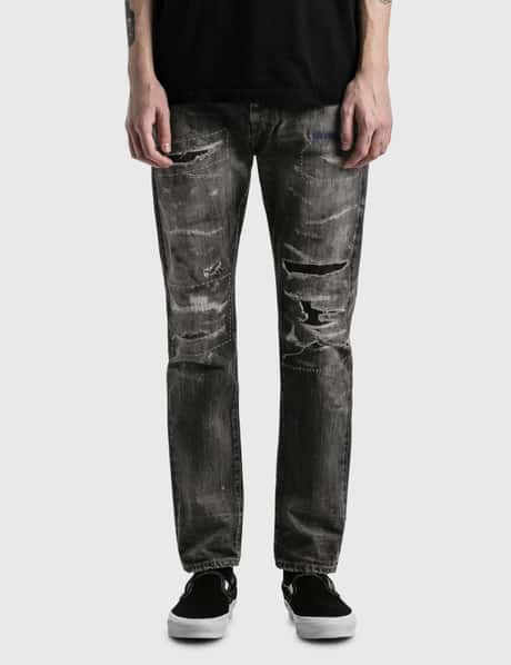 NEIGHBORHOOD - 212 Savage Washed Narrow Jeans | HBX - Globally 
