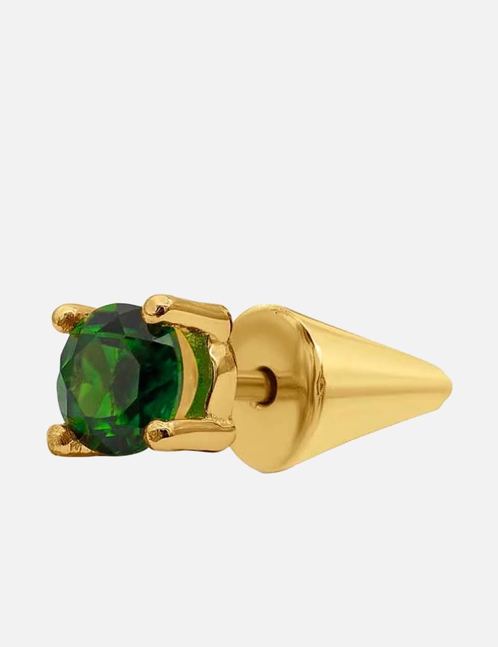 Chrome Diopside Gold Plated Silver Earring Placeholder Image