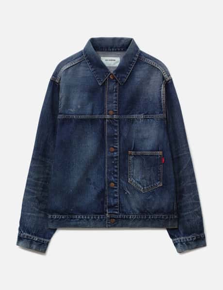 ANACHRONORM Damaged Denim Jacket