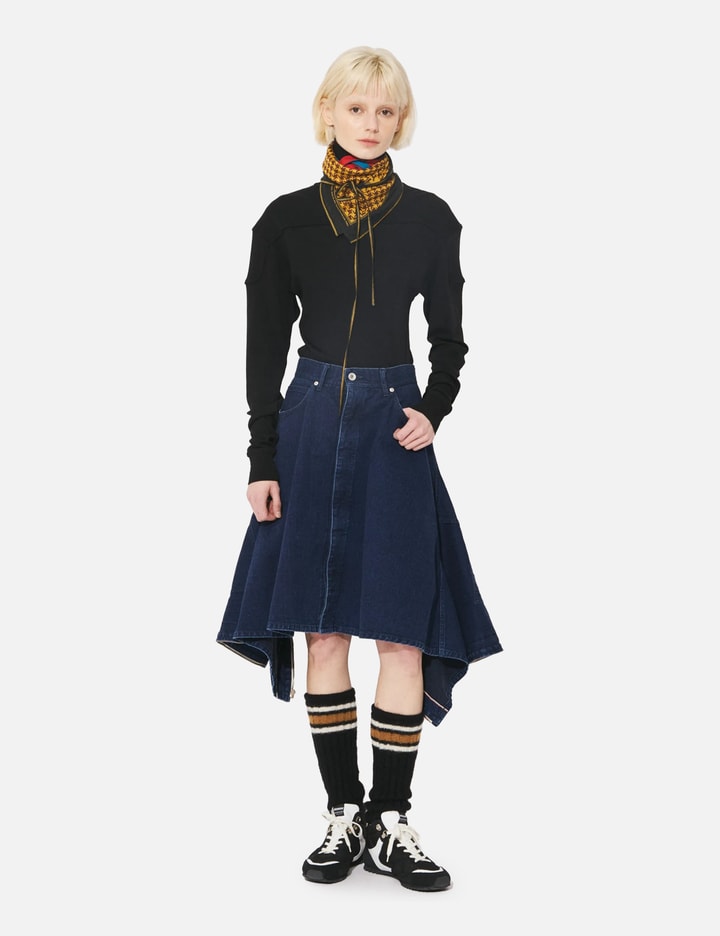 Beautiful People Double-End Left Hand Twill Denim Skirt