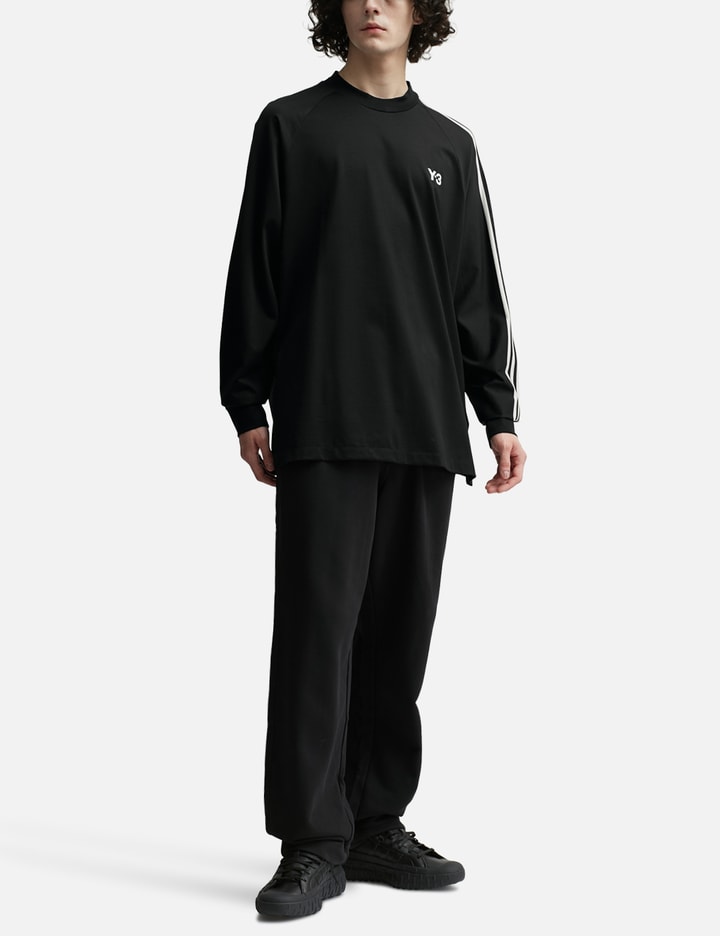 Shop Y-3 3s Long Sleeve T-shirt In Black