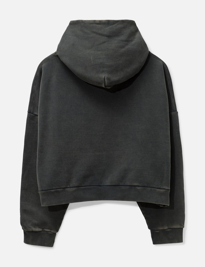 Entire Studios Cotton Sweatshirt Drop Shoulders Hooded Kangaroo Pocket In Gray