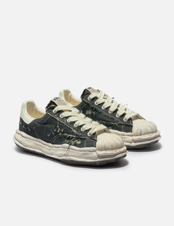 Maison Mihara Yasuhiro "BLAKEY" OG Sole Ripped Overdye Canvas Low-Top Sneaker