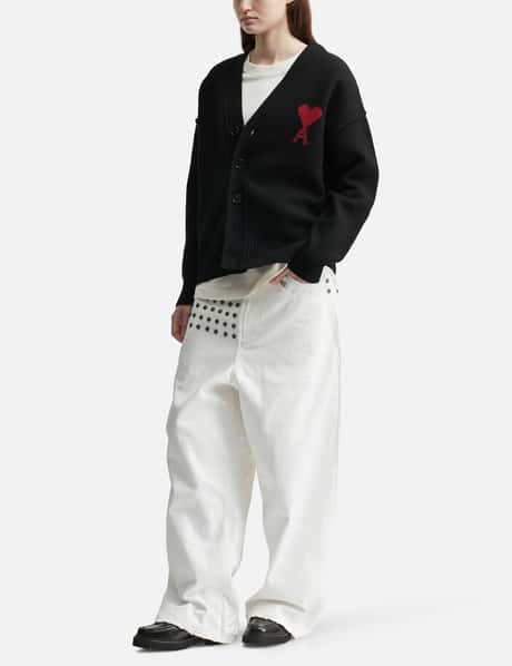 Cardigan With Contrasted Ami De Coeur view 11