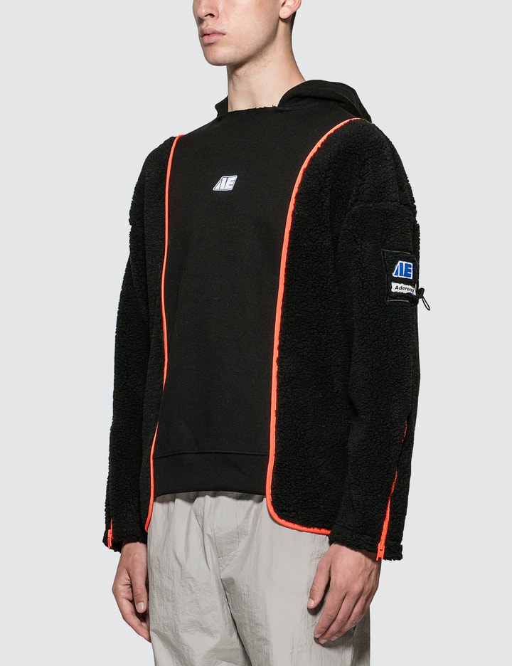 Logo Hoodie With Shearing Sleeves Placeholder Image
