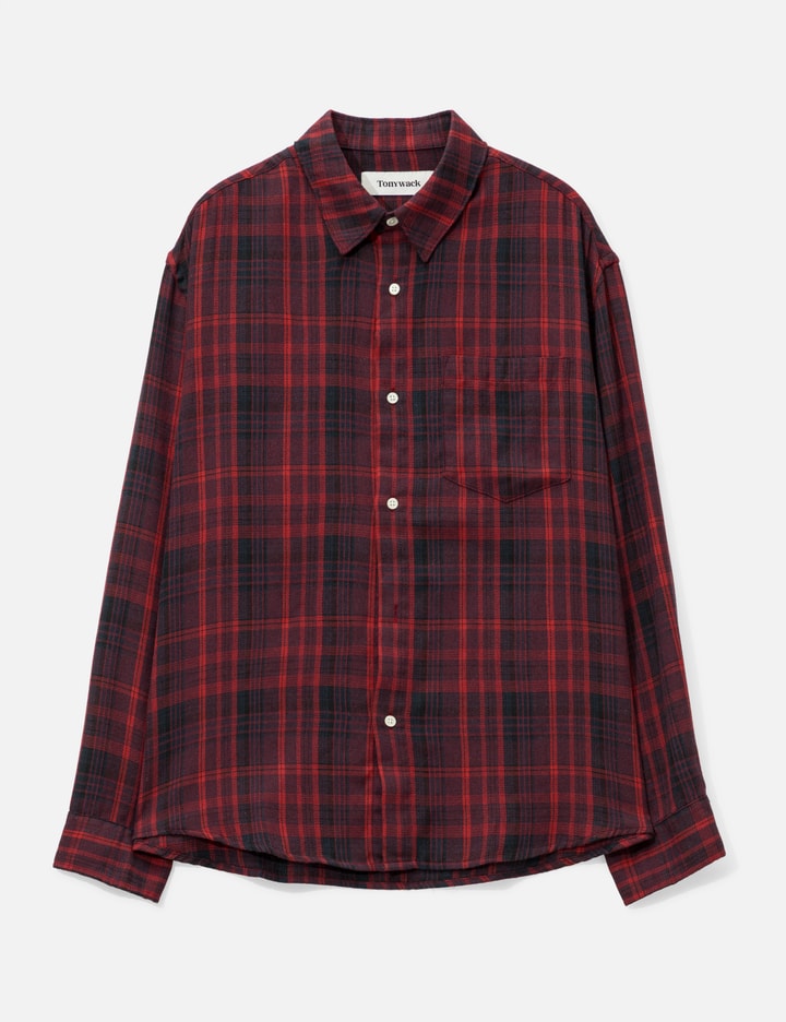 Tonywack Washed Cotton Blend Check Shirt