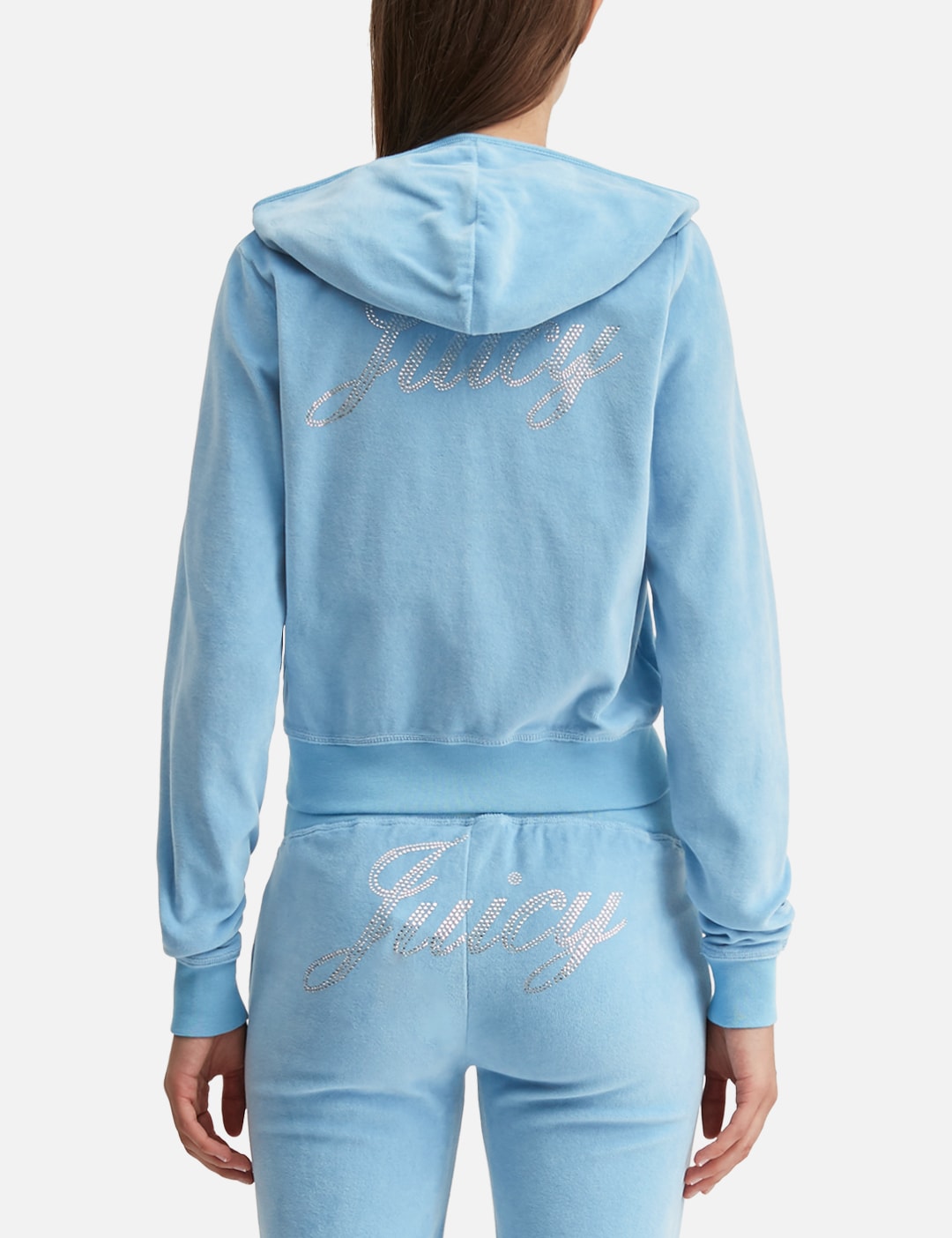 & Rich X Juicy Couture Script Velour Zip Hoodie view 13