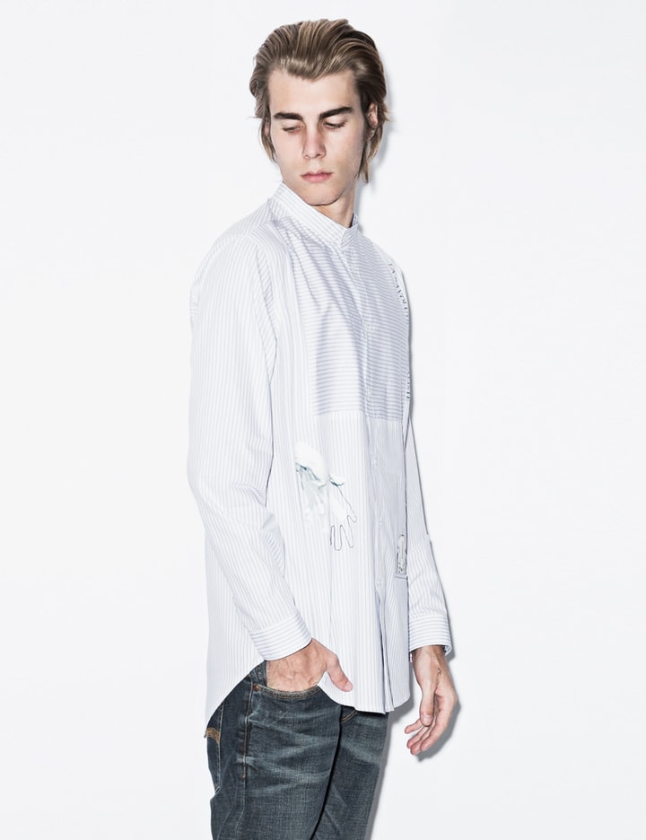 White Stripe With Clock Shirt Placeholder Image
