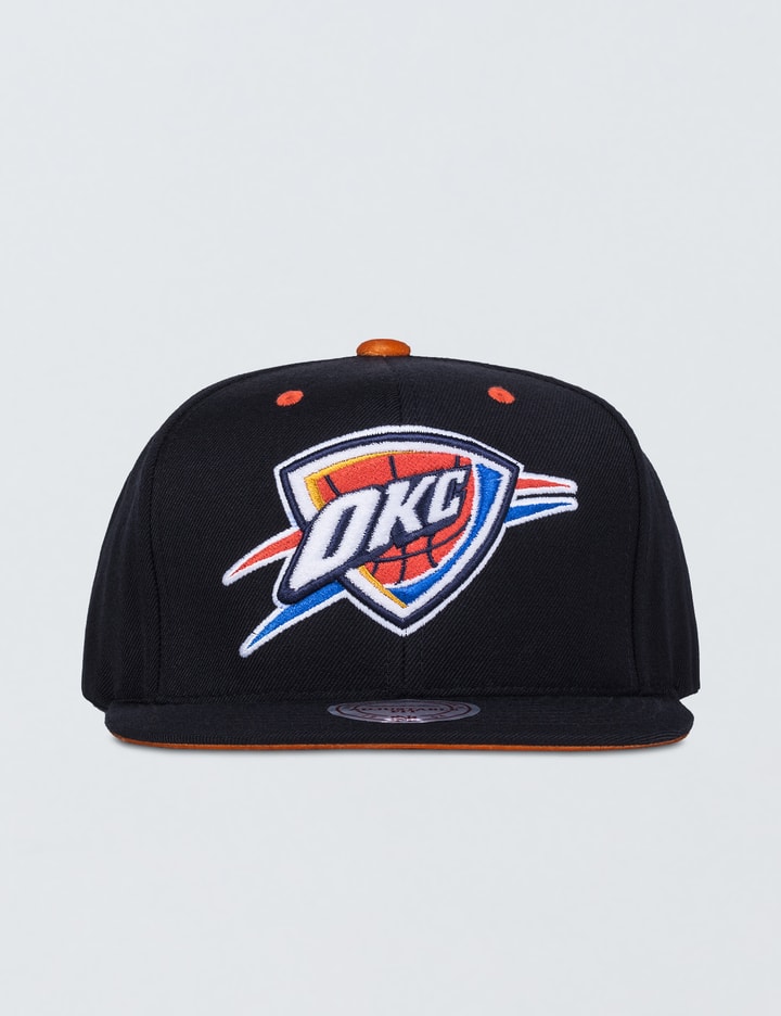 OKC Thunder Solid Velour Logo Snapback Placeholder Image