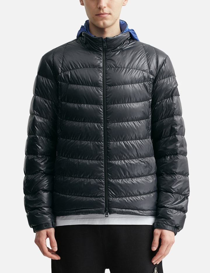 Moncler Galeso Hooded Curvy-quilted Short Down Jacket
