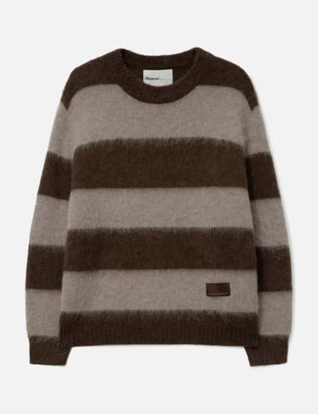 Observe Wool Mohair Striped Knit Sweater