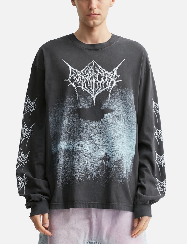 Basketcase Crow Long Sleeve In Gray