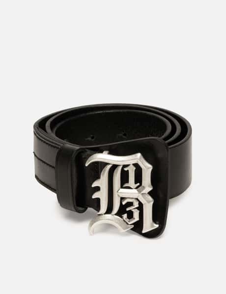R13 R13 Logo Buckle Belt