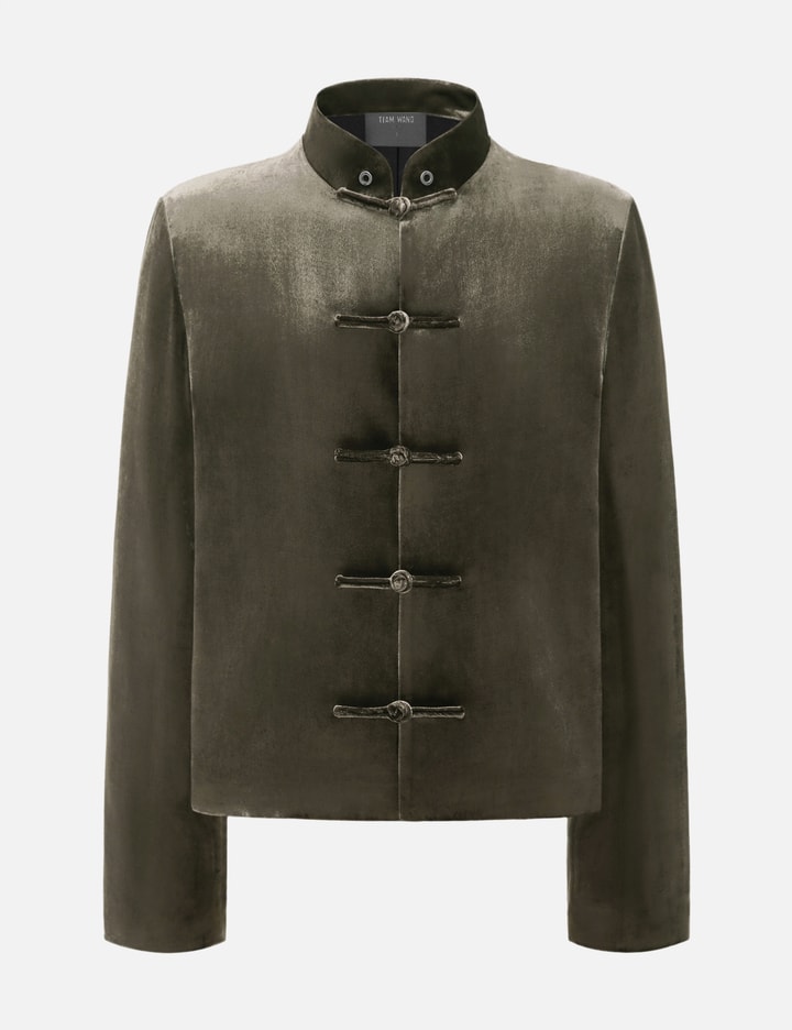 Reset Velvet Stand-Collar Jacket