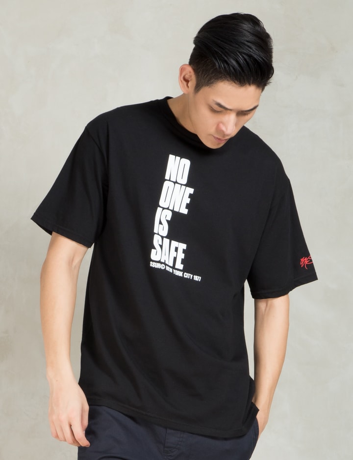 SSUR Black No One Is Safe T-Shirt
