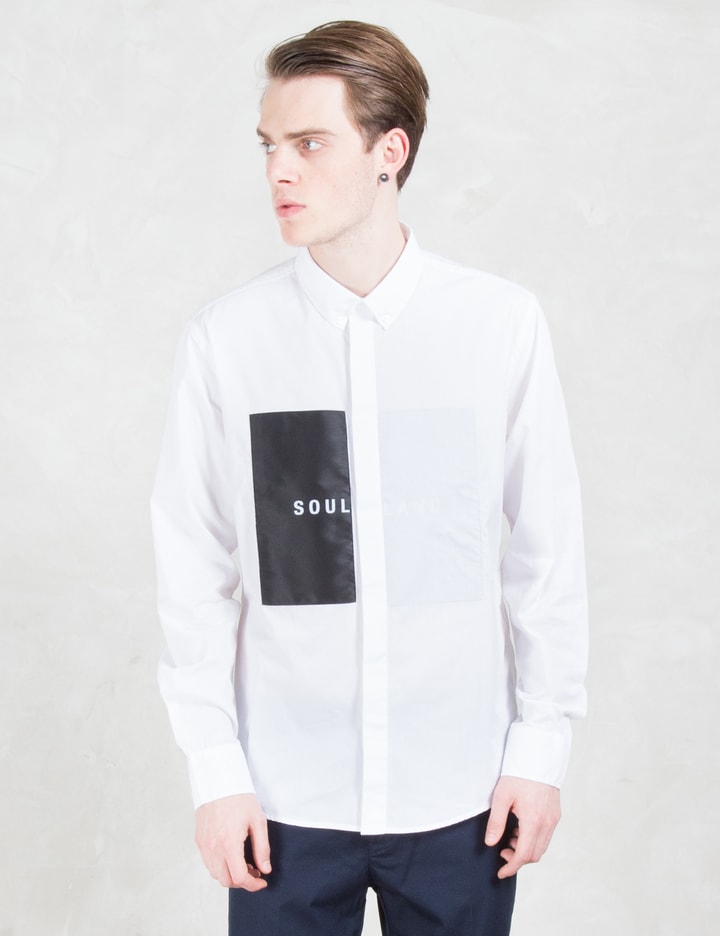 White Neatherall Button Down Shirt W. Oversize Placeholder Image