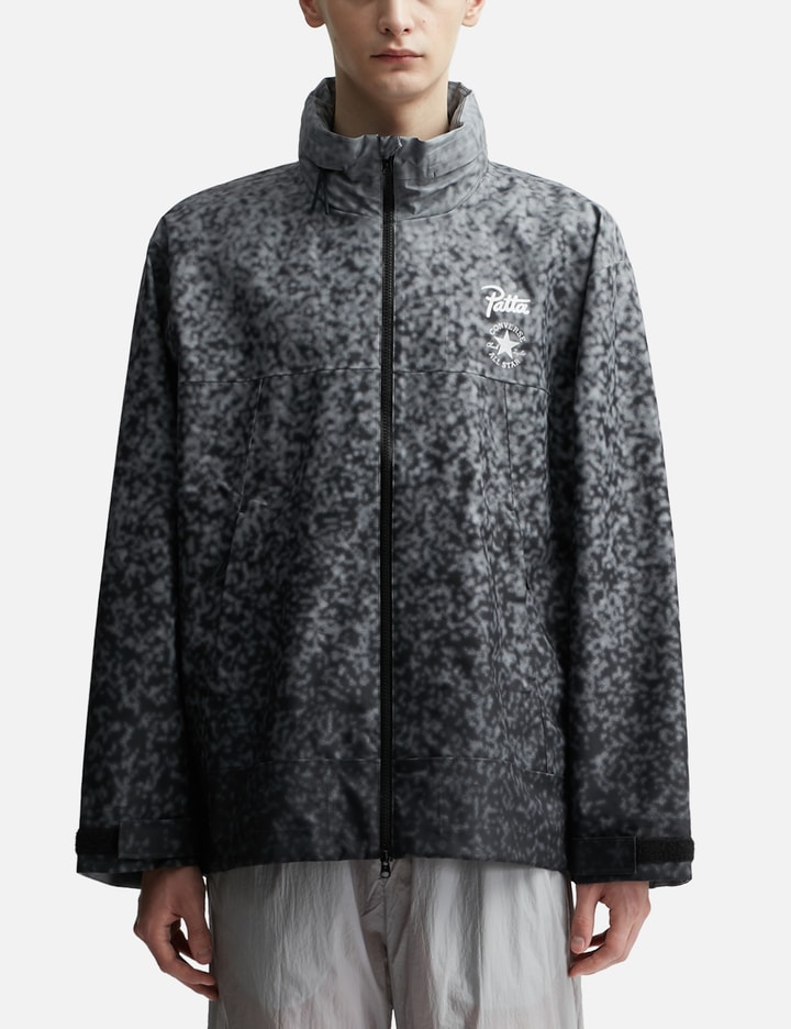 Shop Converse X Patta Rain Jacket In Grey